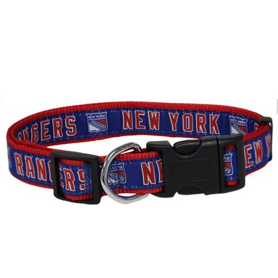Pets First Large NHL New York Rangers Collar for Dogs & Cats