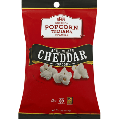 Popcorn Indiana Popcorn Aged White Cheddar 1 7 Oz Instacart