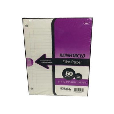 Bazic Wide Ruled Reinforced Filler Paper