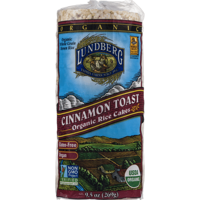 Lundberg Family Farms Cinnamon Toast Organic Rice Cakes