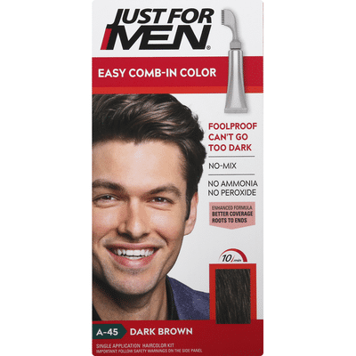 Just For Men Easy Comb-In Color, Dark Brown A-45