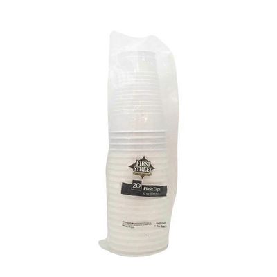First Street Artstyle White Plastic Cup 12 Oz
