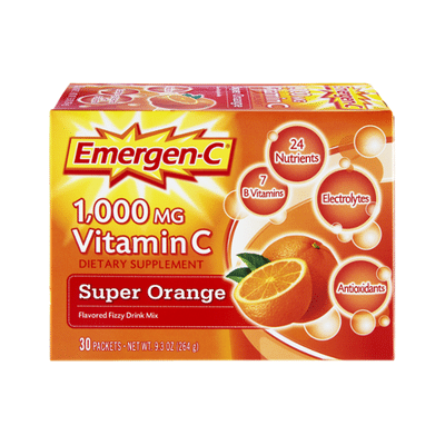 Emergen-C Super Orange Vitamin C Dietary Supplement Drink Mix