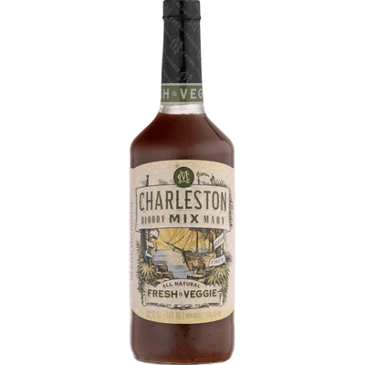 Charleston Bloody Mary Mix, All Natural, Fresh & Veggie