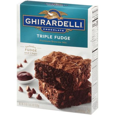 Ghirardelli Chocolate Chocolate Triple Fudge Premium Brownie Mix