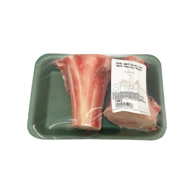 100% Grass Fed Beef Marrow Bones, Package