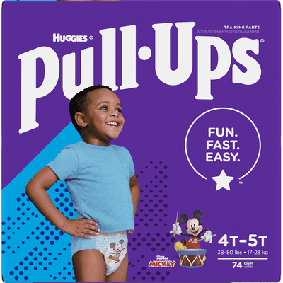 Pull-Ups Boys' Potty Training Pants Size 6, 4T-5T