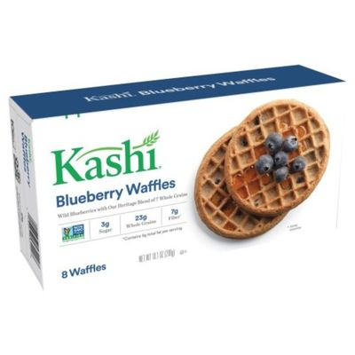 Kashi Frozen Waffles, Vegan, Blueberry