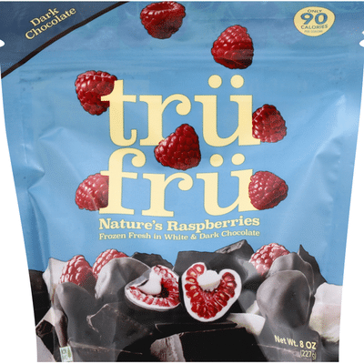 Tru Fru Raspberries, Dark Chocolate (8 oz) Delivery or Pickup Near Me ...