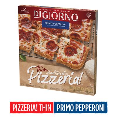 DiGiorno Pizzeria! Primo Pepperoni Frozen Pizza on a Thin Hand-Tossed Style Crust