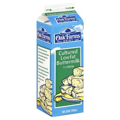 Oak Farms Buttermilk, Cultured Lowfat, 1% Milkfat