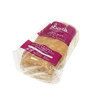 Eban's Bakehouse Gluten Free Cinnamon Raisin Bread