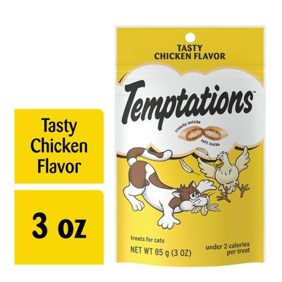 Temptations Crunchy and Soft Cat Treats Tasty Chicken Flavor