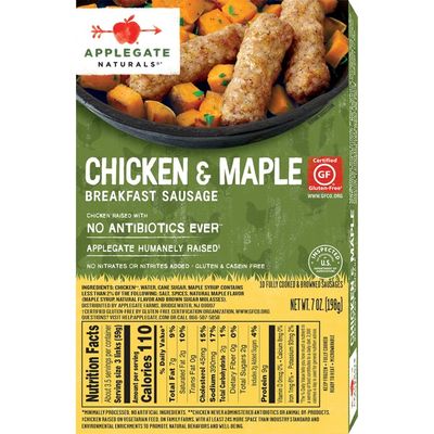Applegate Chicken & Maple Breakfast Sausage Links 7oz