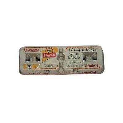 ShopRite 12 Extra Large White Eggs