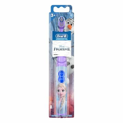 Oral-B Kid'S Battery Toothbrush Featuring Disney'S Frozen, Soft Bristles, For
