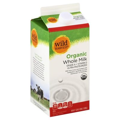Wild Harvest Milk, Whole, Organic