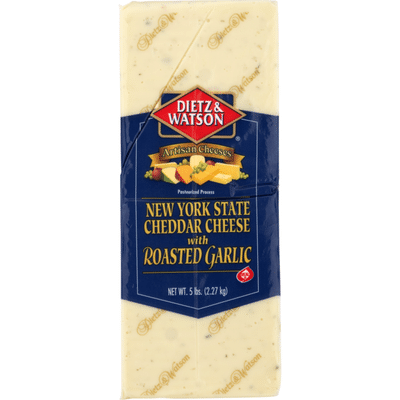 Dietz & Watson Roasted Garlic Cheddar Cheese