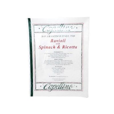 Capellino Ravioli with Spinach & Ricotta