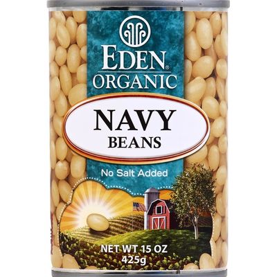 Eden Foods Navy Beans, No Salt Added