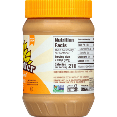 SunButter Sunflower Butter, No Sugar Added