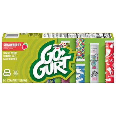 Go Gurt Yogurt, Low Fat, Strawberry
