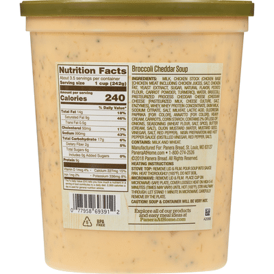 Panera Bread at Home Broccoli Cheddar Soup