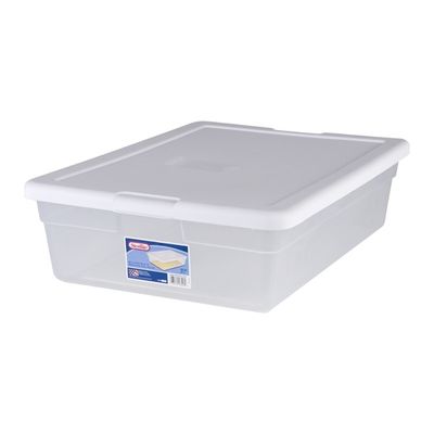 Sterilite Storage Box 28 Qt. White