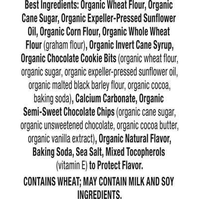 Annie's Organic Whole Grain Chocolate Chip Bunny Graham Snacks