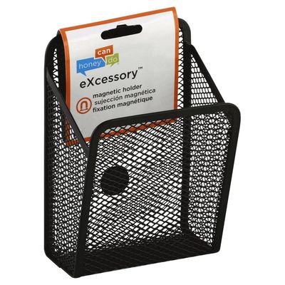 Honey-Can-Do Holder, Magnetic, Black