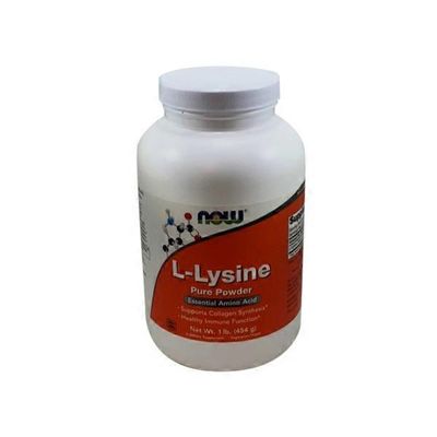 Now L-Lysine Essential Amino Acid, Supports Collagen Synthesis, Healthy Immune Function Dietary Supplement Pure Powder