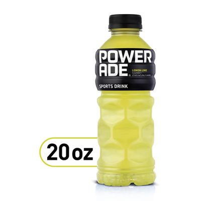 Powerade Lemon Lime, Ion4 Electrolyte Enhanced Fruit Flavored Sports Drink W/ Vitamins B3, B6, And B12, Replenish Sodium, Calcium, Potassium, Magnesium