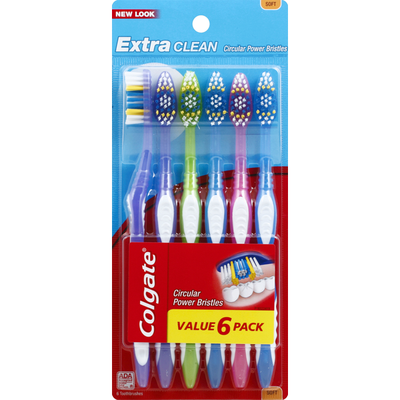 Colgate Toothbrushes, Soft, Value 6 Pack