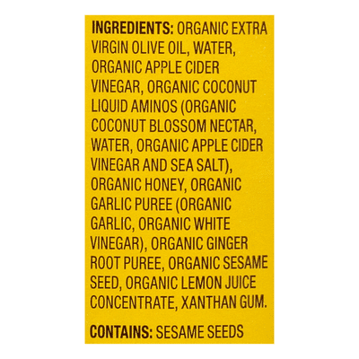 Bragg Dressing & Marinade With Apple Cider Vinegar, Organic, Ginger & Sesame