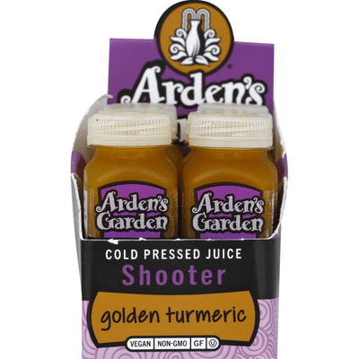 Ardens Garden Cold Pressed Shot Golden Turmeric Longevity 2 Oz Instacart