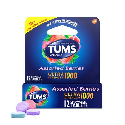 Tums Antacid Chewable Ultra Strength Tablets, Antacid Chewable Ultra Strength Tablets