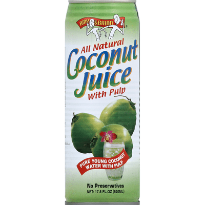 Amy & Brian Coconut Juice, with Pulp
