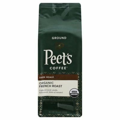 Peet's Coffee Organic French Roast, Dark Roast Ground Coffee, Bag
