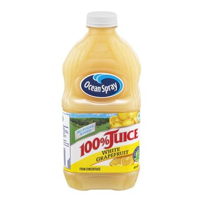 Ocean Spray 100% Juice with No Sugar Added White Grapefruit