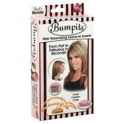 Bumpits Hair Volumizing Leave-in Inserts, Blonde