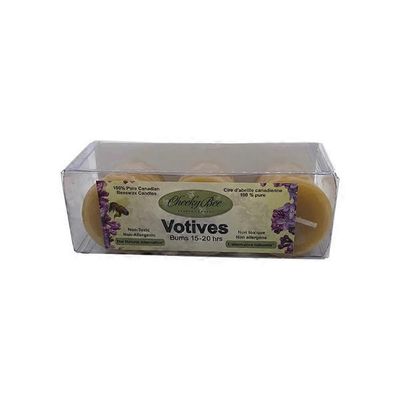 Cheeky Bee 15-20 Hours Gold Votives Candles