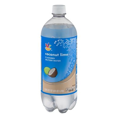 Ahold Coconut Lime Flavored Seltzer Water