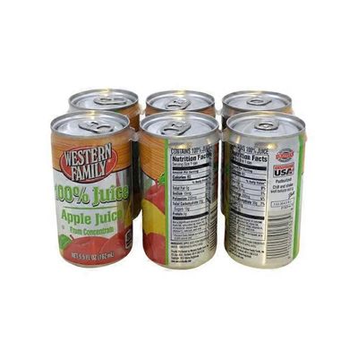 Western Family Apple Juice, Case