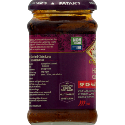 Pataks Spice Paste, Hot Curry
