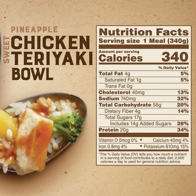 Marie Callender's Sweet Pineapple Chicken Teriyaki Bowl