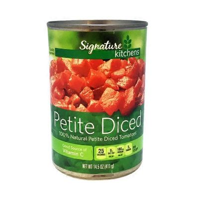Signature Kitchens Petite Diced Tomatoes In Juice