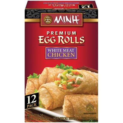 Minh White Meat Chicken Egg Rolls (36 oz) - Instacart