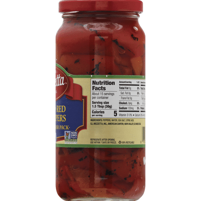 Mezzetta Roasted Red Peppers, California Fresh Pack, Mild
