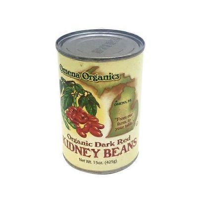 Omena Organics Organic Dark Red Kidney Beans