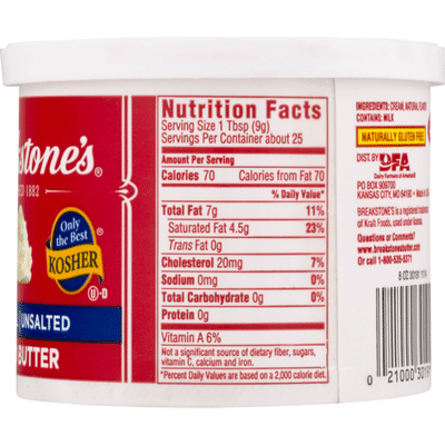 Breakstone's Unsalted Whipped Butter